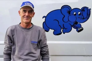 Roland Simshäuser, Facharbeiter Spülbus bei Strebel Kanalreinigung in Dottikon